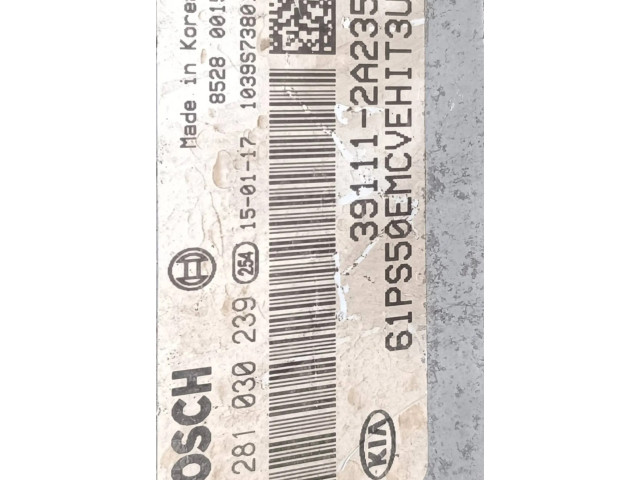 Řídící jednotka 0281030239, 391112a235   KIA Soul 2014