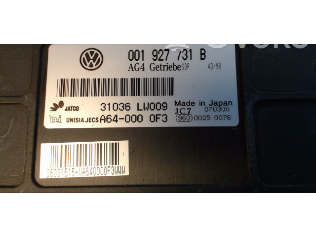 Блок управления коробкой передач 001927731P, 001927731B   Volkswagen Polo III 6N 6N2 6NF