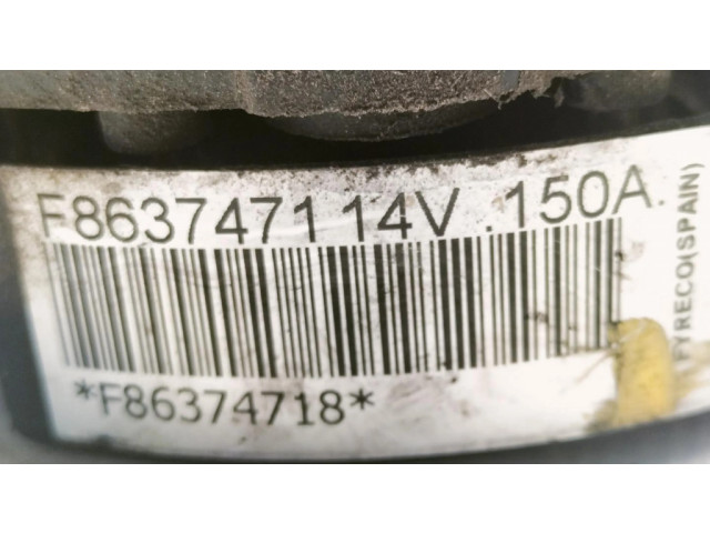 Генератор F8637471, F86374718   Peugeot 307 1.6     