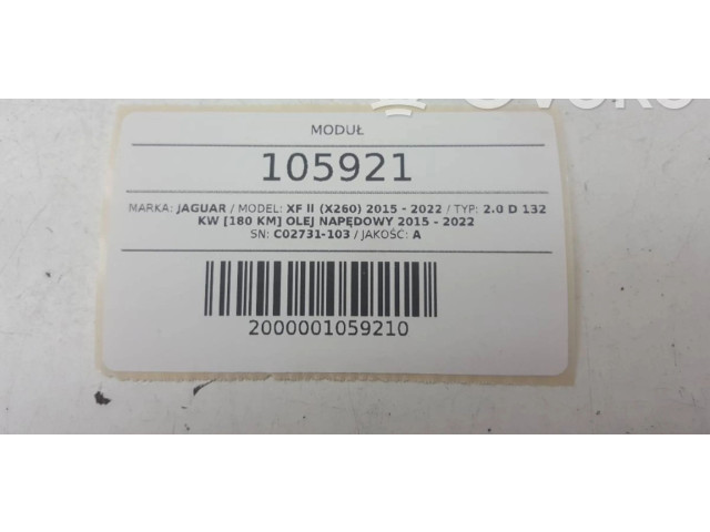 Блок комфорта C02731-103 Jaguar XF X260