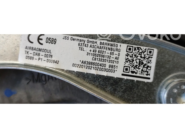 Volant Mercedes-Benz Vito Viano W639 2011 A6394640001, 6394640001  