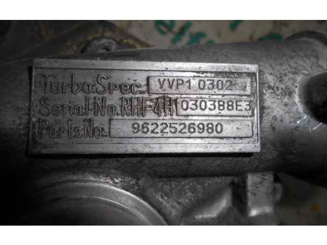 Turbodmychadlo Турбина VVP10302, IHI Citroen Berlingo