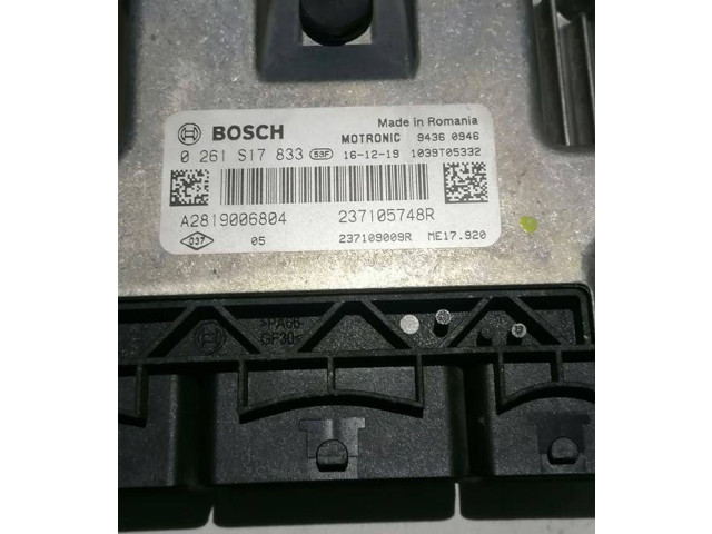 Řídící jednotka 237105748R, 0261S17833 Renault Twingo II 2012