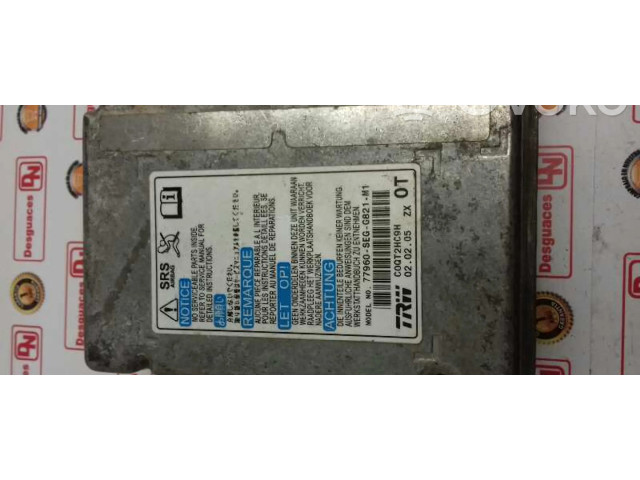 Блок подушек безопасности 77960SEGG921M1 Honda Accord