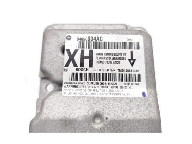 Блок подушек безопасности 04896034AC, 0285001860   Jeep Commander