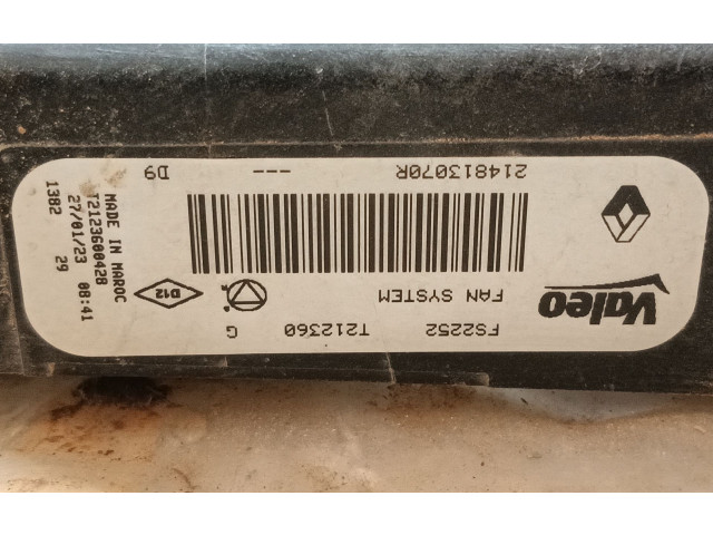 Вентилятор радиатора     214813070R, T230270428    Dacia Sandero III 