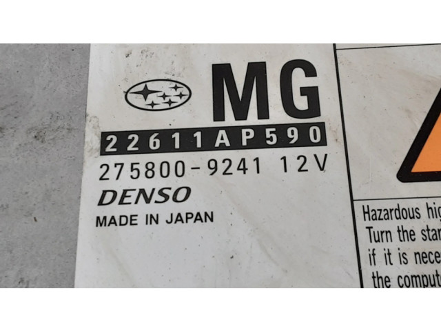 Блок управления двигателя 22611AP590, 2758009241 Subaru Legacy