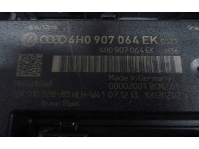 Pojistková skříňka Řídící jednotka BSM 4H0907064L, 4H0907064AB   Audi A8 S8 D4 4H 2010