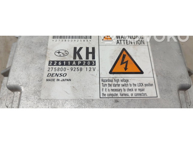 Блок управления двигателя 2758009258, 22611AP203   Subaru Forester SH