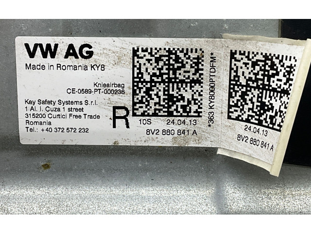 Подушка безопасности для колен 8V2880841A Audi A3 S3 8V