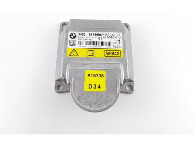 Блок подушек безопасности 6875996, 34.52-6875996 BMW X5 F15