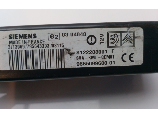 Блок управления 9665099680 Citroen C2