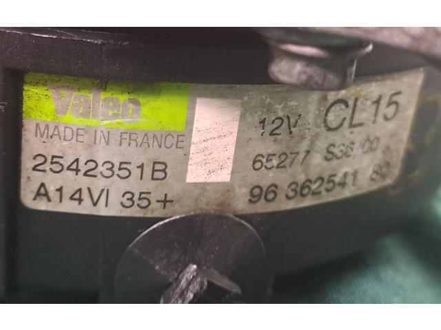 Генератор 9636254180, VALEO Peugeot 406