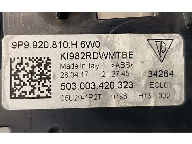Přístrojová deska Porsche Boxster 982 2017 9P9920810H, 503003420323