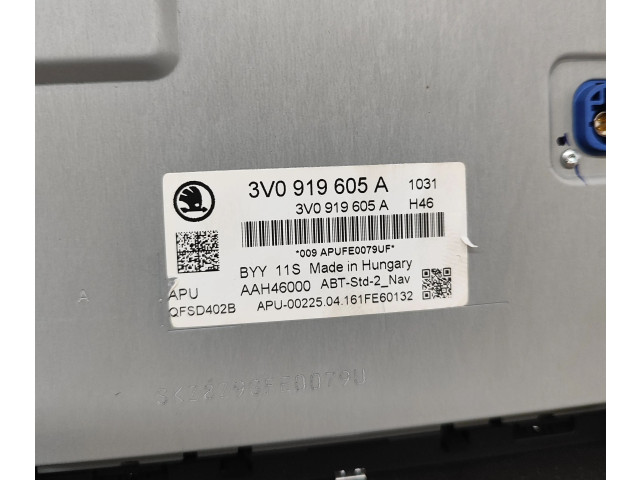Дисплей    3V0919605A   Skoda Superb B8 (3V)