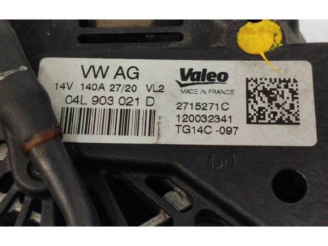 Генератор 04L903021D, TG14C097   Audi Q3 F3