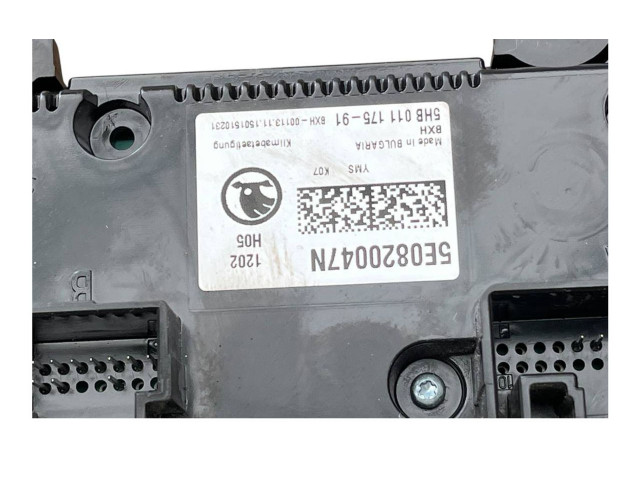 Блок управления климат-контролем 5E0820047N, 5HB01117591 Skoda Octavia Mk3 (5E)