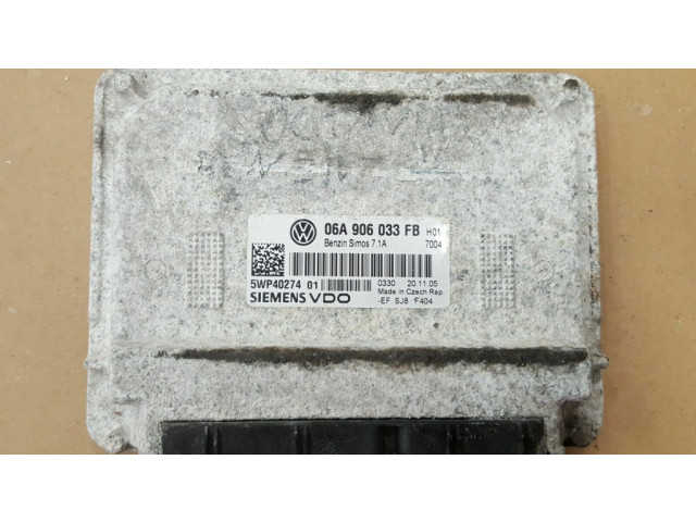 Блок управления двигателя 06A906033FB Audi Q5 SQ5