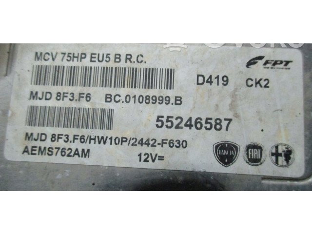 Блок управления двигателя 55246587 Citroen Nemo