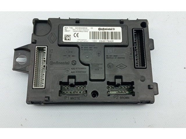 Блок управления 284B17940R Dacia Sandero