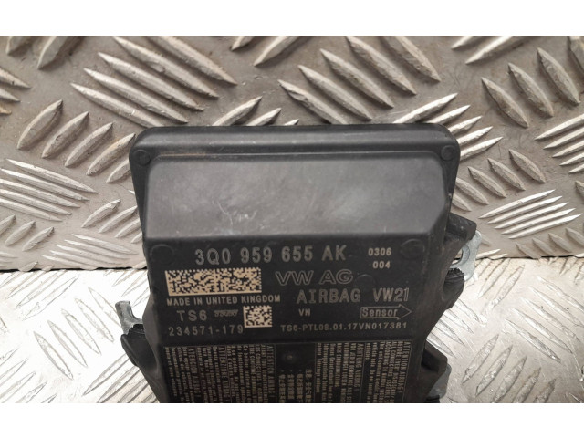 Блок подушек безопасности 3Q0959655AK, 234571179   Skoda Octavia Mk3 (5E)