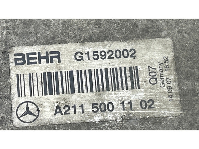 Интеркулер  A2115001102, G1592002   Mercedes-Benz E W211 3.0