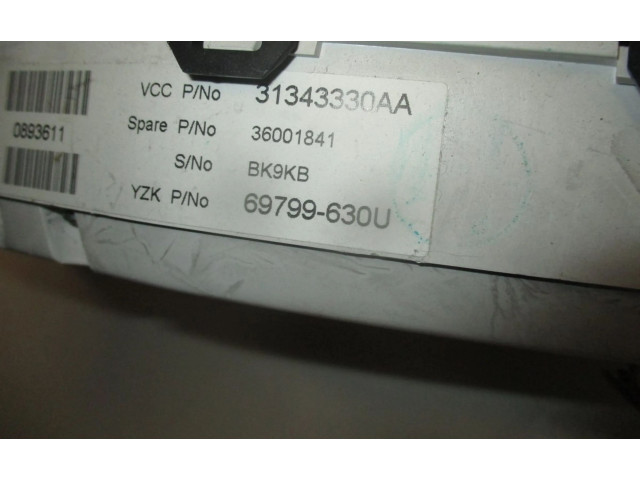 Панель приборов 36001841, 31343330AA   Volvo S80       