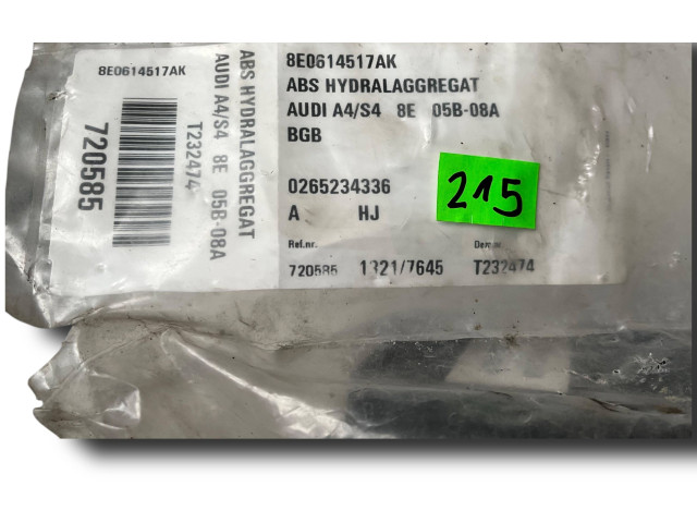 Jednotka ABS W382, 8E0614517AK Fiat Punto Evo 2009