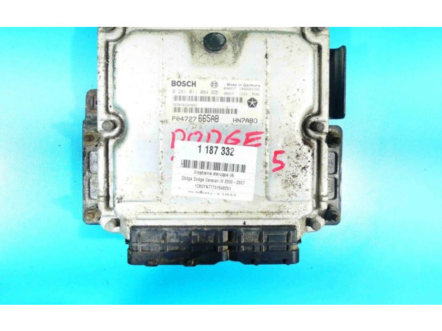 Блок управления двигателем Блок управления 0281011064, IMPRK1187332   Dodge Caravan