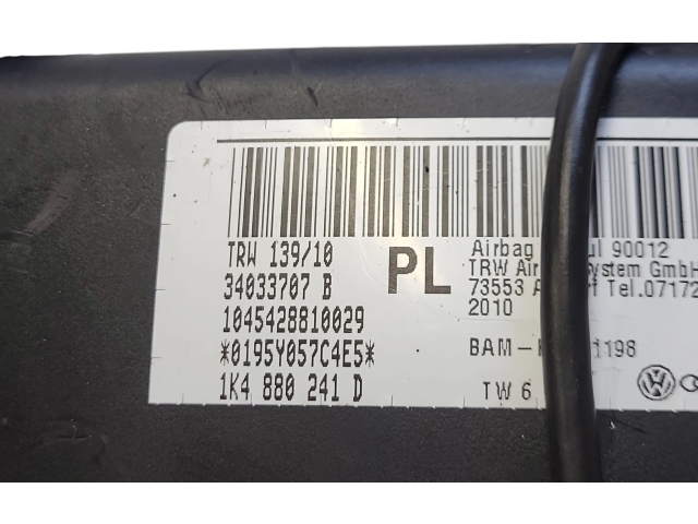 Подушка безопасности в сиденье 1K4880241D, 34033707B   Skoda Octavia Mk2 (1Z)