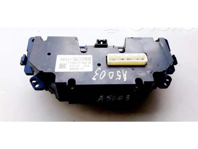 Блок управления климат-контролем 72311SC060, T1007170D Subaru Forester SH