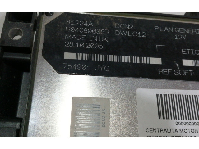 Řídící jednotka 9650360480, R04080035B Citroen Berlingo 2005