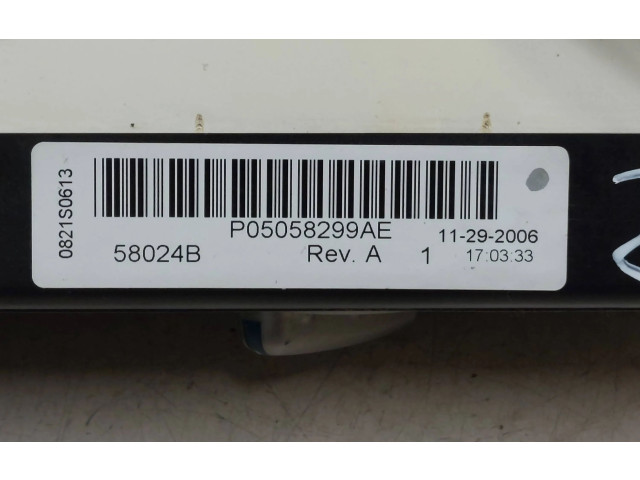 Блок управления климат-контролем P05058299AE, 11292006   Jeep Compass