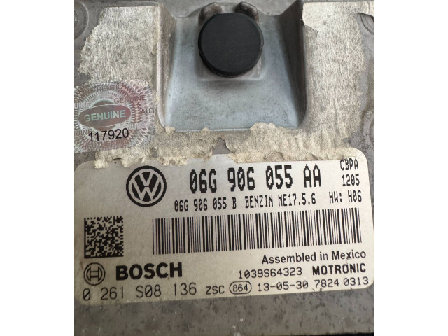 Блок управления двигателем Блок управления 06G906055AA, 0261S08136 Volkswagen Jetta VI