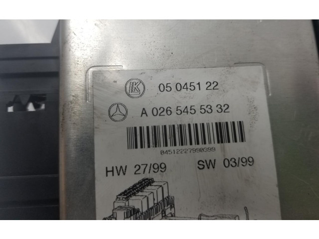 Pojistková skříňka A0265455332 Mercede-Benz S W220 2001