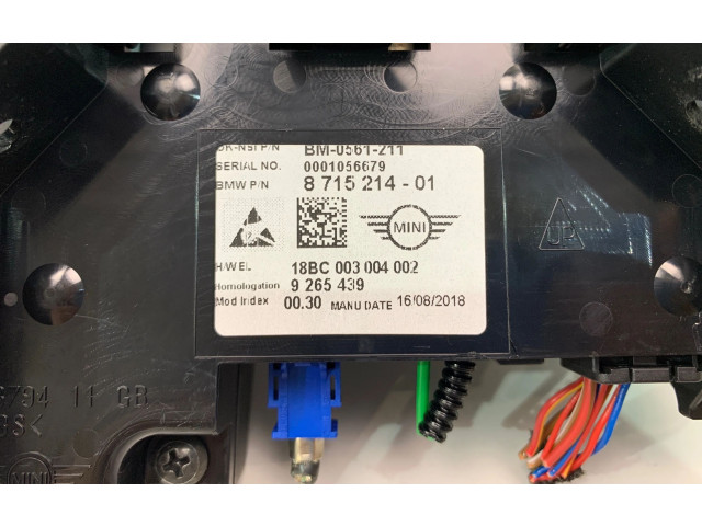 Спидометр (приборный щиток) 8715214 Mini Cooper Countryman F60