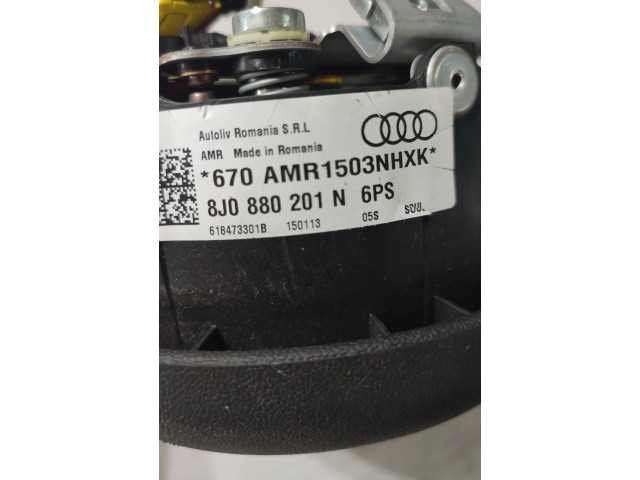Подушка безопасности водителя 8J0880201N, 618473301B   Audi TT TTS Mk2