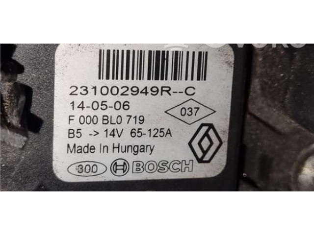 Генератор 23100294, 23100294 Dacia Dokker