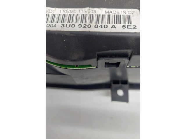 Панель приборов 3U0920840A Skoda Superb B5 (3U)