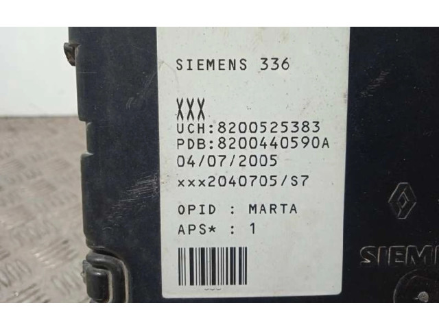 Pojistková skříňka Řídící jednotka BSM 8200525383, 8200440590A Renault Megane II 2005