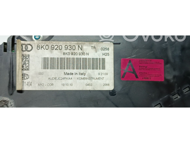Панель приборов 8K0920930N Audi A4 Allroad