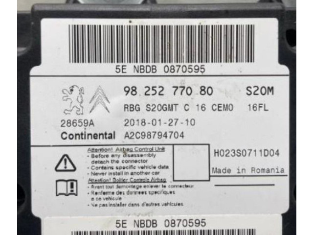 Блок подушек безопасности    Citroen C3 Aircross