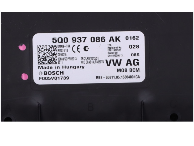 Модуль управления BSM 5Q0937086AK Volkswagen Golf Plus
