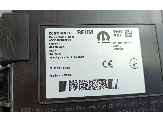 Блок управления 68498043AC Jeep Compass