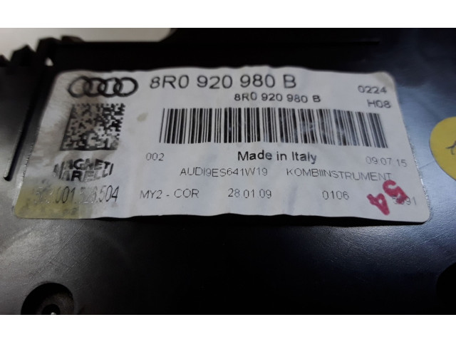 Панель приборов 8R0920980B Audi Q5 SQ5
