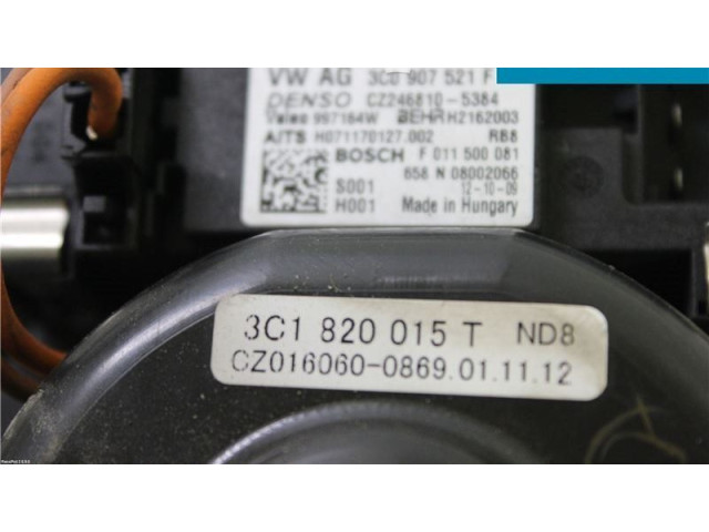 Вентилятор печки 3C1820015M, 3C0907521F Skoda Yeti (5L)