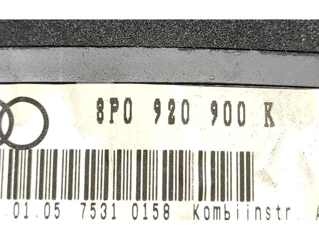 Панель приборов 8P0920900K, 419118KM Audi A3 S3 8P