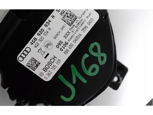 Přístrojová deska Audi RS7 C7 2016 4G8920934N, 0263725109