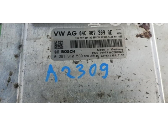 Блок управления двигателем Блок управления 0261S10530, 04C907309AE Skoda Fabia Mk3 (NJ)