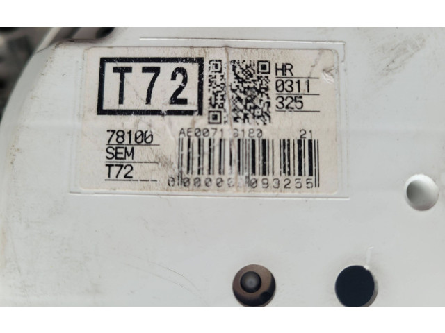 Панель приборов 78100, HR0311325 Honda City